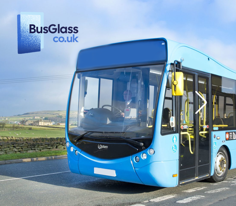 Optare Bus Glass