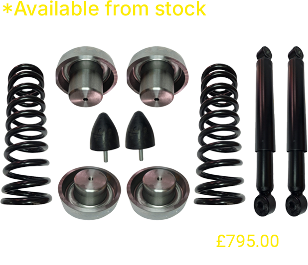 Rear spring conversion kit advert